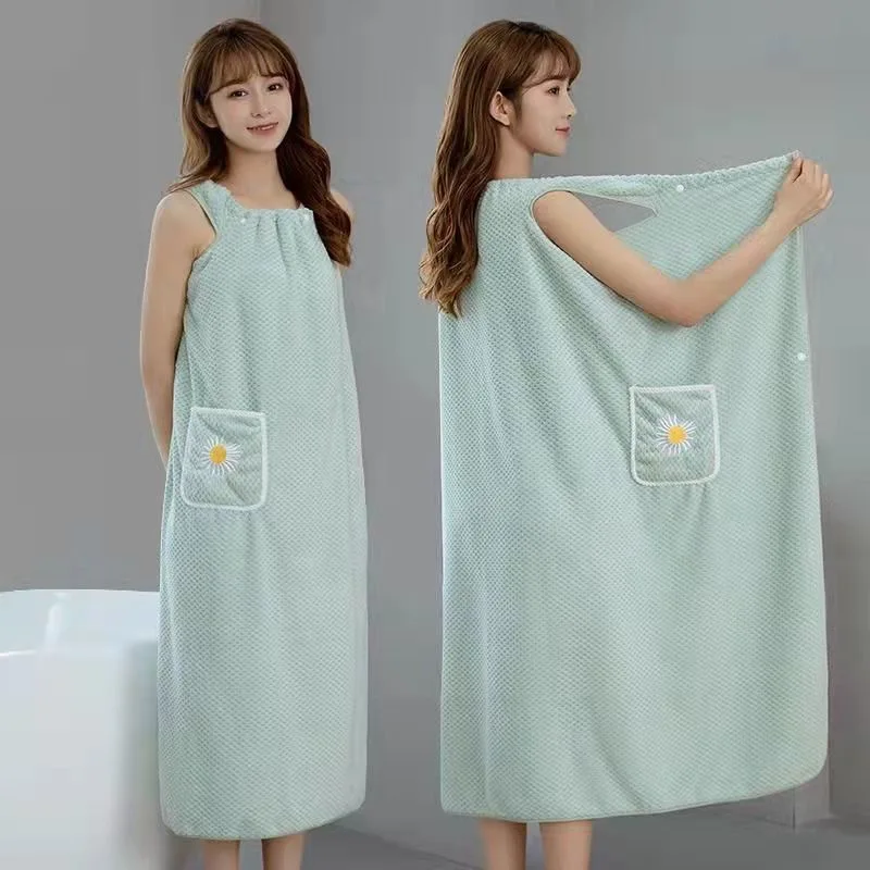 Serviette de bain Robe ULTRA Absorbante - Facile à enfiler ! – Image 5