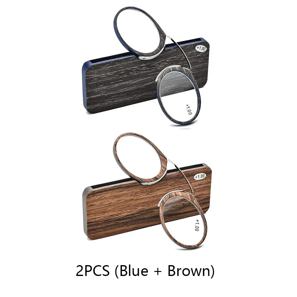 2x Lunettes de lecture portable sans branches avec étui SLIM – Image 8