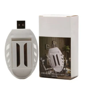 Mini Répulsif anti-moustiques USB + 60 Plaquettes Recharge