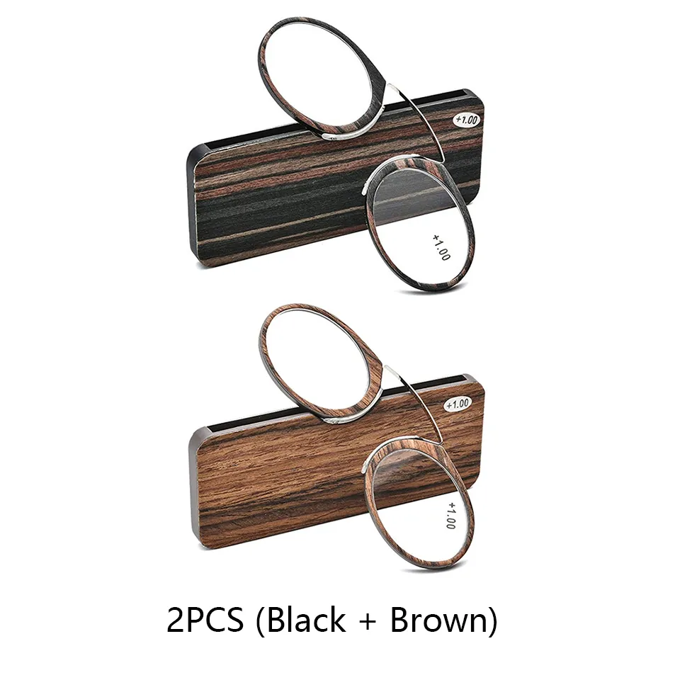 2x Lunettes de lecture portable sans branches avec étui SLIM – Image 7