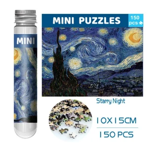 Mini Puzzle 150PCS Spécial Peintures Célèbres - Idée Cadeau