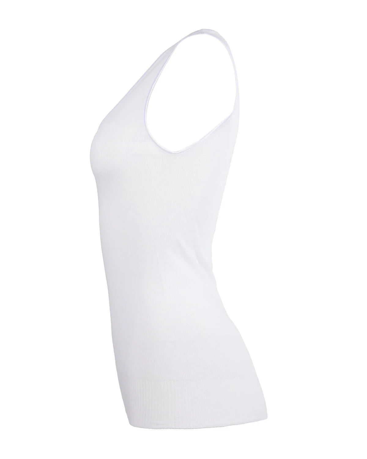 Poly Viscose Flat Knit Round Neck Vest – Image 7