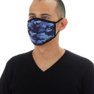 Navy Camo Unisex Face Covering