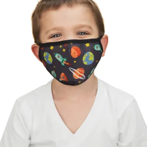 Rocket Ships Kids Unisex Face Covering