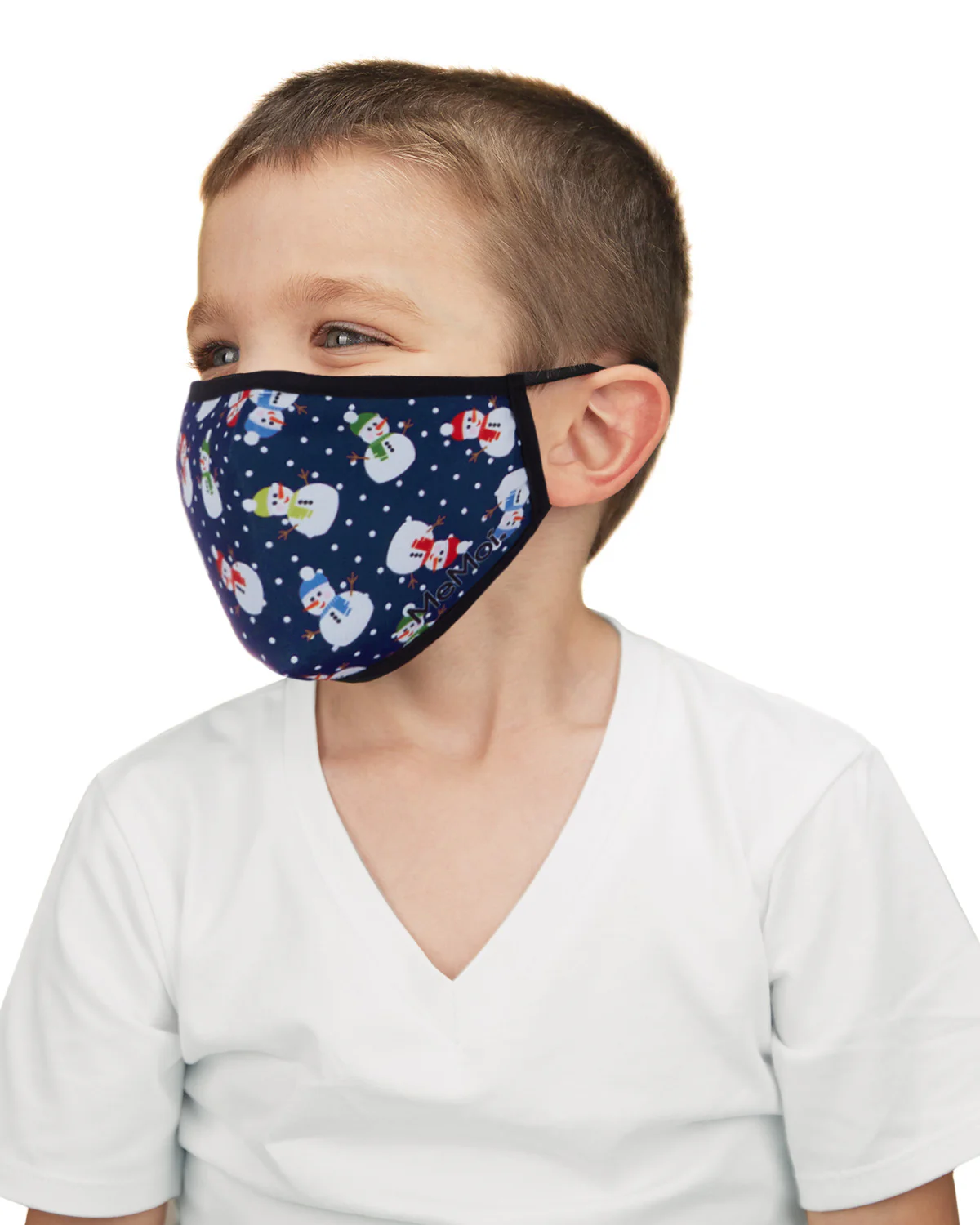 Snowman Kids Unisex Face Covering – Image 4