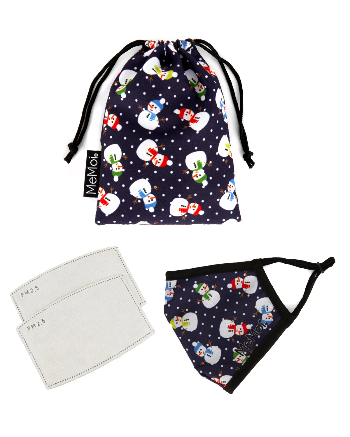 Snowman Kids Unisex Face Covering – Image 3