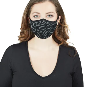 Unisex Zebra Pattern Face Covering