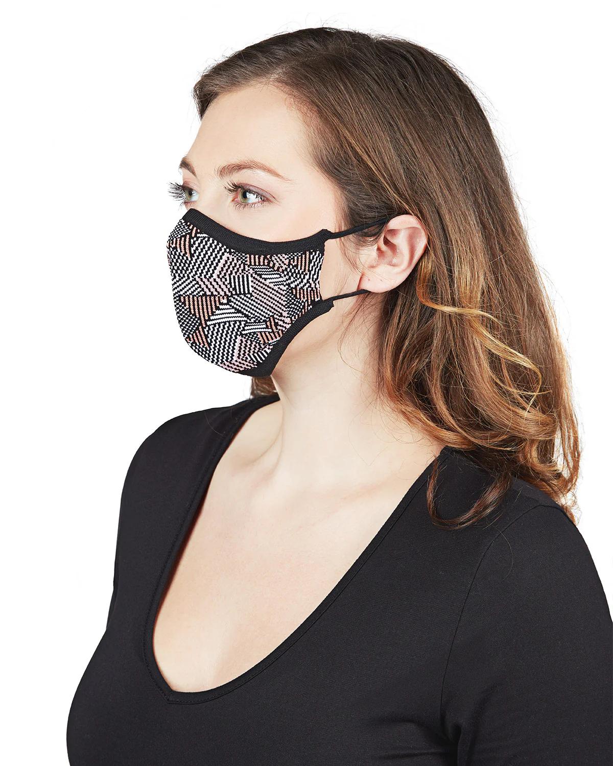 Geometric Print Unisex Face Covering – Image 9
