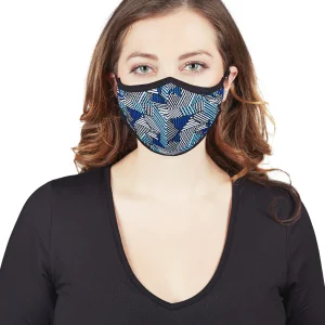 Geometric Print Unisex Face Covering