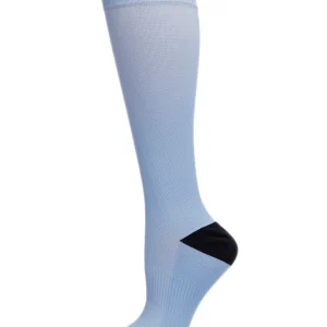 Unisex Solid Nylon 15-20mmHg Graduated Compression Socks