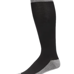 Men's Two-Tone Contrast Bamboo Blend 8-15mmHg Graduated Compression Socks