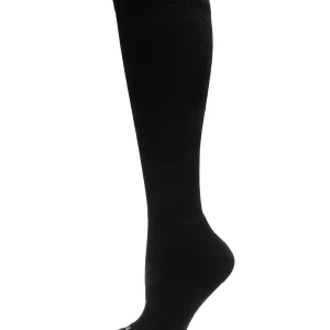 Unisex Classic Athletic Cushion Sole Knee High Cotton Blend 15-20mmHg Graduated Compression Socks