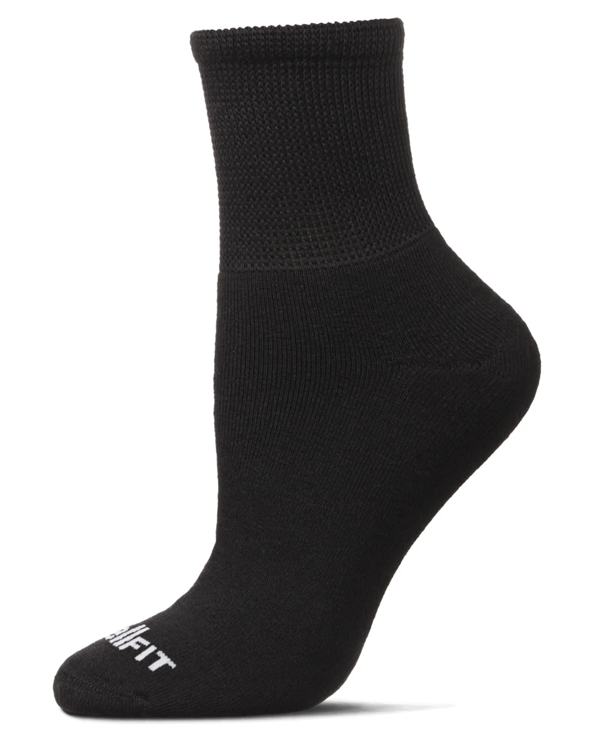2 Pair Pack Diabetic Full Cushioned Quarter Socks – Image 2