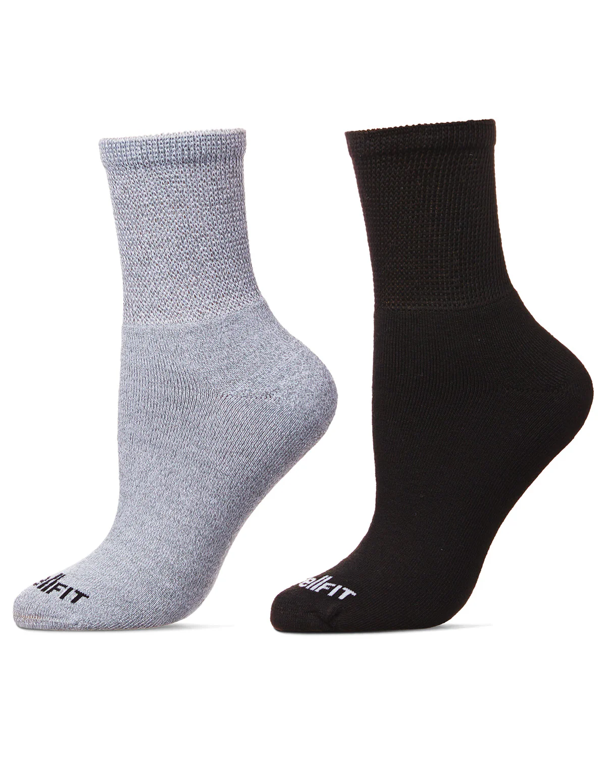 2 Pair Pack Diabetic Full Cushioned Quarter Socks – Image 3