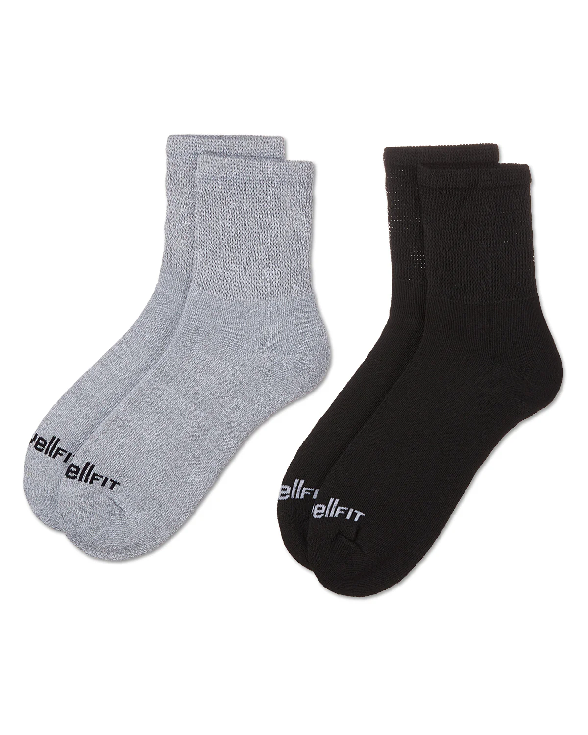 2 Pair Pack Diabetic Full Cushioned Quarter Socks – Image 6