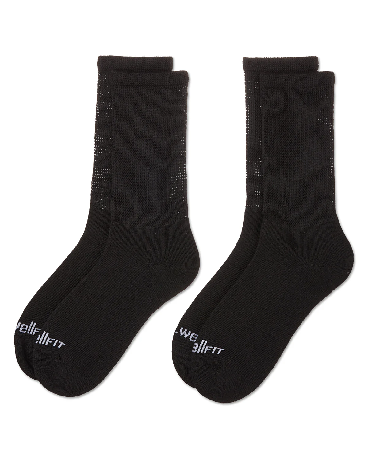 2 Pair Pack Diabetic Full Cushioned Crew Socks – Image 4