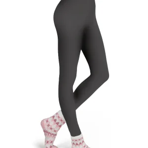 Pink Diamond Cozy Non-Skid Sock & Fleece-Lined Legging Set