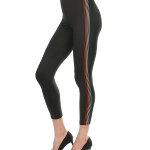 Women's Rainbow Racer Stripe Leggings