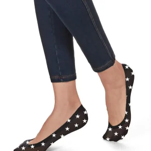 Women's 3 Pair Pack Americana Fine Edge No-Show Liners